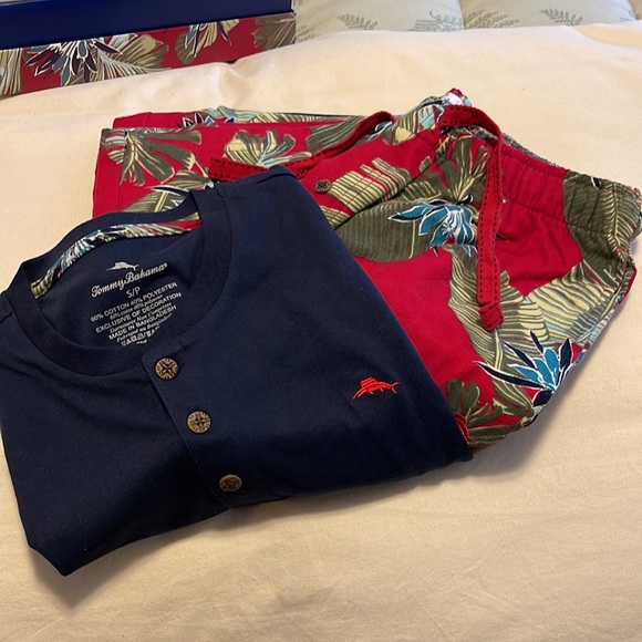 TOMMY BAHAMA MENS PJ SET SIZE SMALL - Picture 2 of 6
